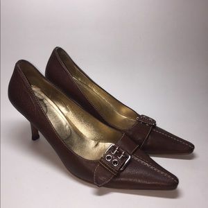 PRADA-Kitten Buckled Shoes